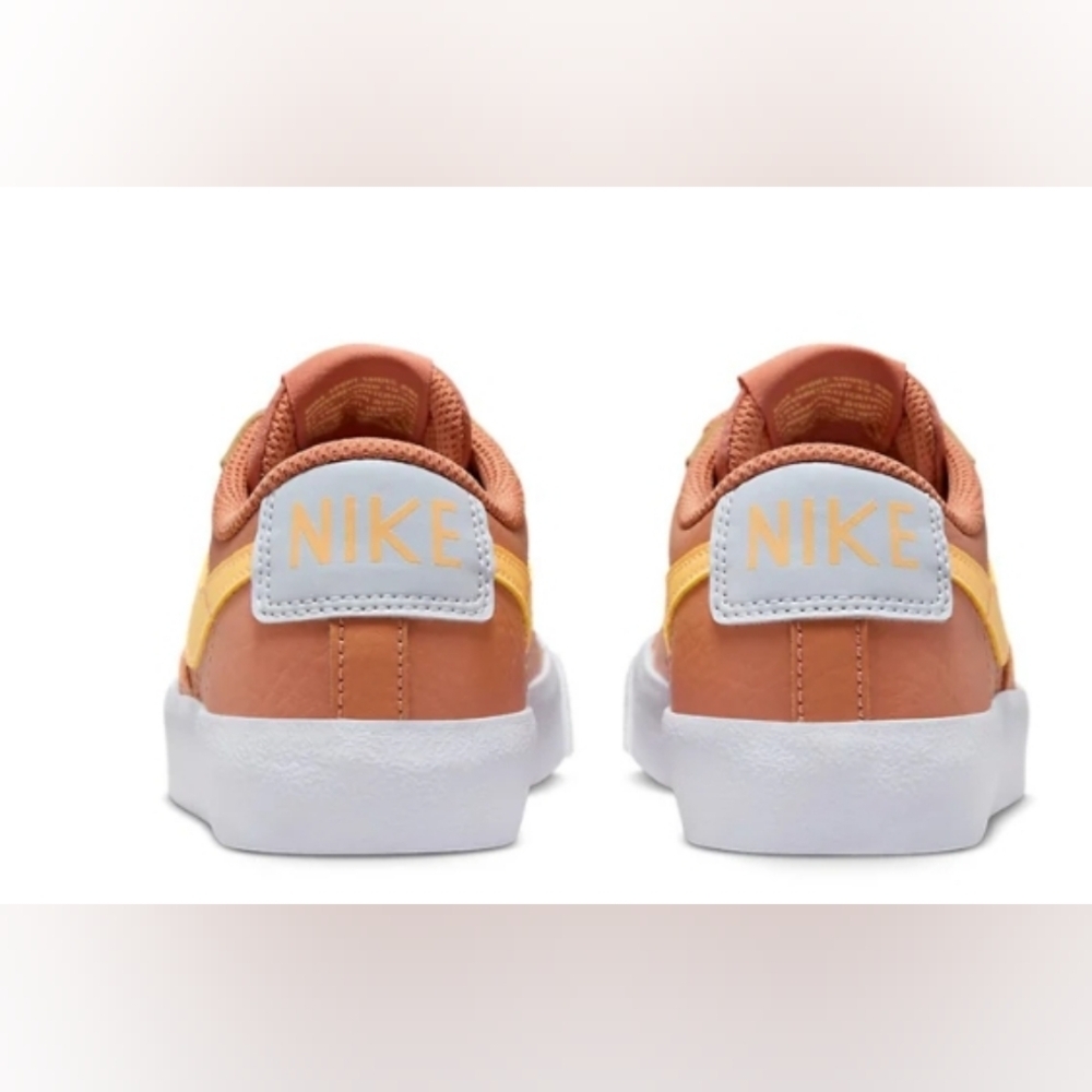 Nike Blazer Low '77 Amber Brown Shoes Sneakers Size 6.5Y W/Box MSRP $80 - Picture 3 of 9